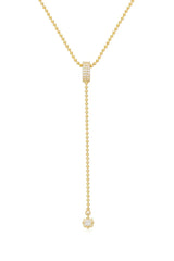 LUV AJ Ball Chain Lariat Necklace