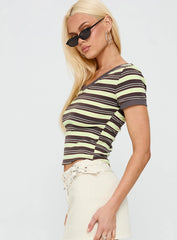 Lucianne V Neck Top Multi