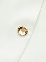 Sleeveless Buttoned Vest-Style Pleated Dress