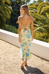 Close To You Mesh Maxi Dress Yellow