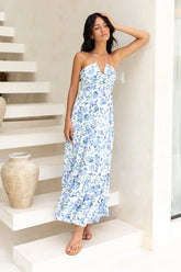Sweet Love Maxi Dress Blue