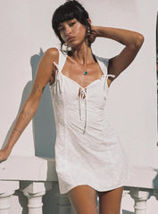 Muffins Mini Dress White