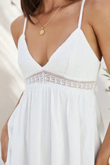 Butter Me Up Mini Dress White