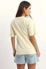 Yellow Graphic Tee Short Sleeve