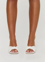 Brielle Heels White