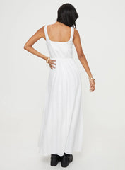Lorinda Maxi Dress White