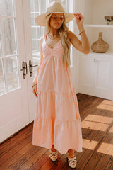 Sunny Horizon Maxi Dress in Blooming Dahlia