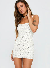 Gradine Mini Dress Polka Dot