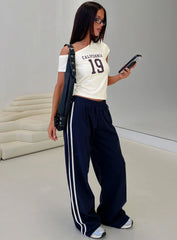 Cali Babe Cold Shoulder Top Ivory