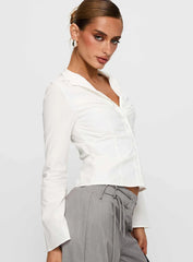 Arianwyn Long Sleeve Shirt White