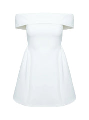 Main Character Strapless Mini Dress White