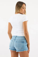 White Graphic Tee Short Sleeve