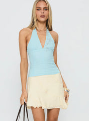 Your Best Girl Mini Skirt Cream