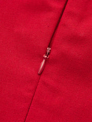 Shirt-Collar Pleated Dress with Belt