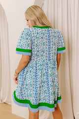 Cool Capri Floral Mini Dress