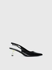 Billini Anaya Pointed Toe Heels Black / Gold