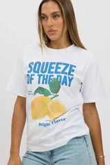 White Graphic Tee Short Sleeve