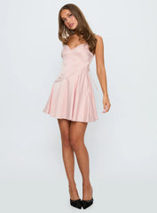 Summer Blush Mini Dress Pink