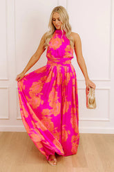 Garden Glam Floral Maxi Dress