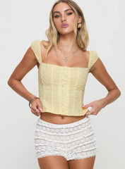 Lyncher Top Yellow