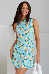 July Mini Dress Blue