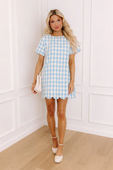 London Daydream Plaid Mini Dress