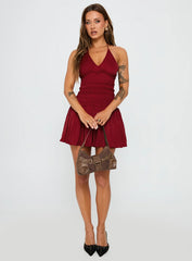 Mariachi Mini Dress Red