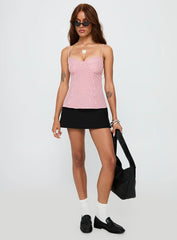 In Your Palm Top Red Stripe