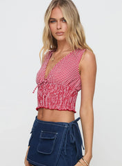 Mixing It Up Top Red / White