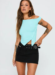 Paltrow Cargo Mini Skort Washed Black