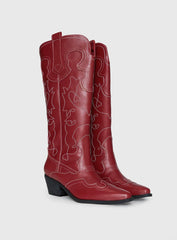 Therapy Malvin Cowboy Boots Cherry