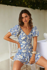 Moonlight Melody Mini Dress Blue