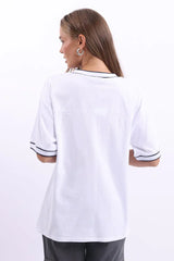 White Graphic Tee Short Sleeve