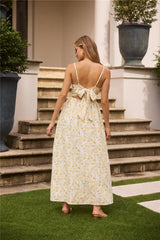 Painted Skies Maxi Dress Yellow