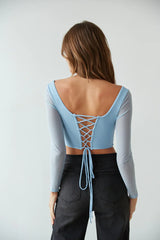 Wrenley Mesh Corset Top