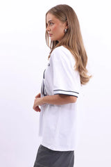 White Graphic Tee Short Sleeve