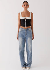 Ryder Bustier Top - Black