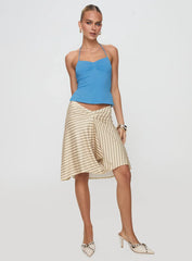 Rehna Halter Top Blue