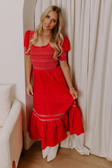 Margarita Mood Smocked Midi