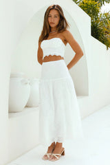 Enjoy Daylight Crop Top White