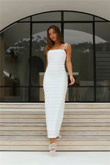 Vacation Mode Maxi Dress White