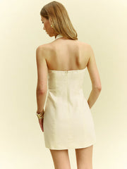 Halter Cut-Out Mini Dress