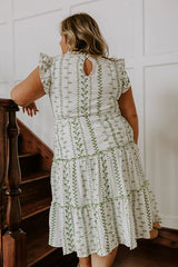 Ivy Lane Embroidered Midi Dress Curves