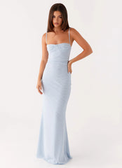 Anna Sophia Maxi Dress - Blue