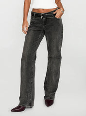 Better Half Low Rise Jeans Charcoal