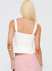 Modern Girl Top White