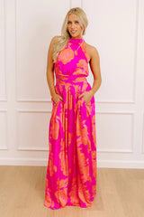 Garden Glam Floral Maxi Dress