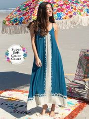 Coco Sayulita Cover-Up Dress - Teal