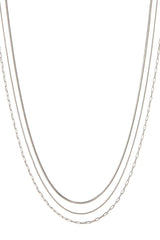 LUV AJ Chandon Multi Chain Charm Necklace