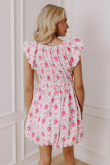 Embracing Love Floral Mini Dress